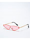 Pink Frameless Cateye Sunglasses - Thumbnail image 1 of 2