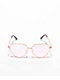 Pink Heart Wire Sunglasses - Thumbnail image 2 of 2