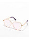 Pink Heart Wire Sunglasses - Thumbnail image 1 of 2