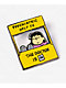 Pintrill x Peanuts Lucy's Psychiatry Booth Enamel Pin - Thumbnail image 1 of 3