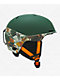 Pit Viper Actualbush Brainstorm Green & Camo Snowboard Helmet - Thumbnail image 2 of 4