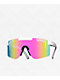 Pit Viper The Miami Nights Single Wide White & Pink Fade Sunglasses - Thumbnail image 3 of 3
