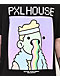 Pixel House Rainbro Barf camiseta negra