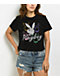 Playboy Bunny Head Black Crop T-Shirt - Thumbnail image 1 of 3
