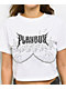 Playboy Chain White Crop T-Shirt - Thumbnail image 2 of 3