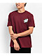 Pokemon & Santa Cruz Fire Type 3 Men's Burgundy T-Shirt - Thumbnail image 2 of 4