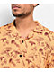 Poler Aloha Mushroom Orange Short Sleeve Button Up Shirt - Thumbnail image 3 of 3