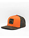 Poler Camp Vibes Print Patch Orange & Camo Snapback Hat - Thumbnail image 1 of 3