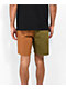 Poler Dusty Brown & Green Shorts - Thumbnail image 3 of 4