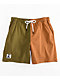 Poler Dusty Brown & Green Shorts - Thumbnail image 1 of 4