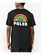 Poler Rainbow Logo Black T-Shirt - Thumbnail image 1 of 3