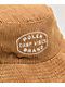 Poler Vibes Brand Brown Corduroy Bucket Hat - Thumbnail image 3 of 3