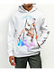Popular Demand Rainbow White Hoodie - Thumbnail image 1 of 3
