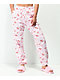 Por Samii Ryan Shrooms pantalonera rosa con estampado por todo