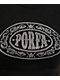Porfa Logo Black Crop T-Shirt - Thumbnail image 3 of 3