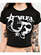 Porfa Skeleton Logo Black Crop T-Shirt - Thumbnail image 2 of 2