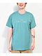 Porous Walker Eat Healthy Foods camiseta en verde azulado