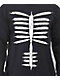 Porous Walker Skelejoint Black Long Sleeve T-Shirt