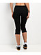 Pretty Garbage Talia Black Capri Pants - Thumbnail image 2 of 6