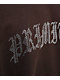 Primitive Archie Rhinestone Brown Heavyweight T-Shirt - Thumbnail image 3 of 3