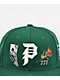 Primitive Blackjack Dark Green Snapback Hat - Thumbnail image 3 of 4