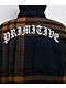 Primitive De Soto Brown & Blue Hooded Flannel Jacket - Thumbnail image 3 of 8
