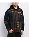 Primitive De Soto Brown & Blue Hooded Flannel Jacket - Thumbnail image 1 of 8