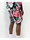 Primitive Eden Black & Floral Mesh Shorts
