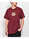 Primitive Hydra Maroon T-Shirt - Thumbnail image 2 of 3