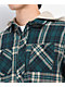 Primitive Layne Green Hooded Flannel Shirt