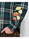 Primitive Layne Green Hooded Flannel Shirt