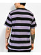 Primitive Lotus Black & Purple Stripe T-Shirt