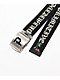 Primitive Old Rose Black Web Belt - Thumbnail image 2 of 2