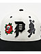 Primitive Outsider White & Black Snapback Hat - Thumbnail image 3 of 6