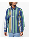 Primitive Sammy Long Sleeve Blue & Green Rugby Shirt