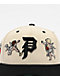 Primitive Triumph A Frame Cream & Black Snapback Hat - Thumbnail image 3 of 5