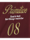 Primitive Two-fer Wine Hooded Varsity Jacket - Thumbnail image 5 of 7