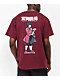 Primitive x Demon Slayer Giyu Tomioka Burgundy T-Shirt - Thumbnail image 1 of 3