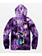 Primitive x Dragon Ball Super Beerus Orb Purple Tie Dye Hoodie