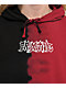 Primitive x Marvel Deadpool Red & Black Split Hoodie
