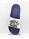 Primitive x My Hero Academia Blue Slide Sandals