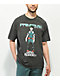 Primitive x My Hero Academia Izuku Midoriya Camiseta deslavada negra
