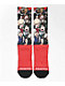 Primitive x My Hero Academia calcetines negros y rojos