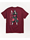 Primitive x Naruto II Itachi Burgundy T-Shirt