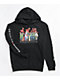 Primitive x Naruto Leaf Village Sudadera con capucha negra