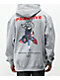 Primitive x Naruto Shippuden Itachi Uchiha sudadera con capucha gris 