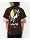 Primitive x Naruto Shippuden Itachi Warning Brown T-Shirt - Thumbnail image 1 of 3