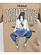 Primitive x Naruto Shippuden Sasuke Curse Mark Tan T-Shirt