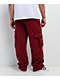 Pro Club Burgundy Cargo Sweatpants - Thumbnail image 2 of 7