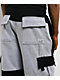 Pro Club Color Block Black & Grey Heavyweight Cargo Sweatpants - Thumbnail image 8 of 11